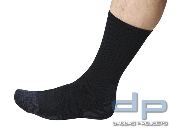 Funktions-Socken 5 er Pack in schwarz