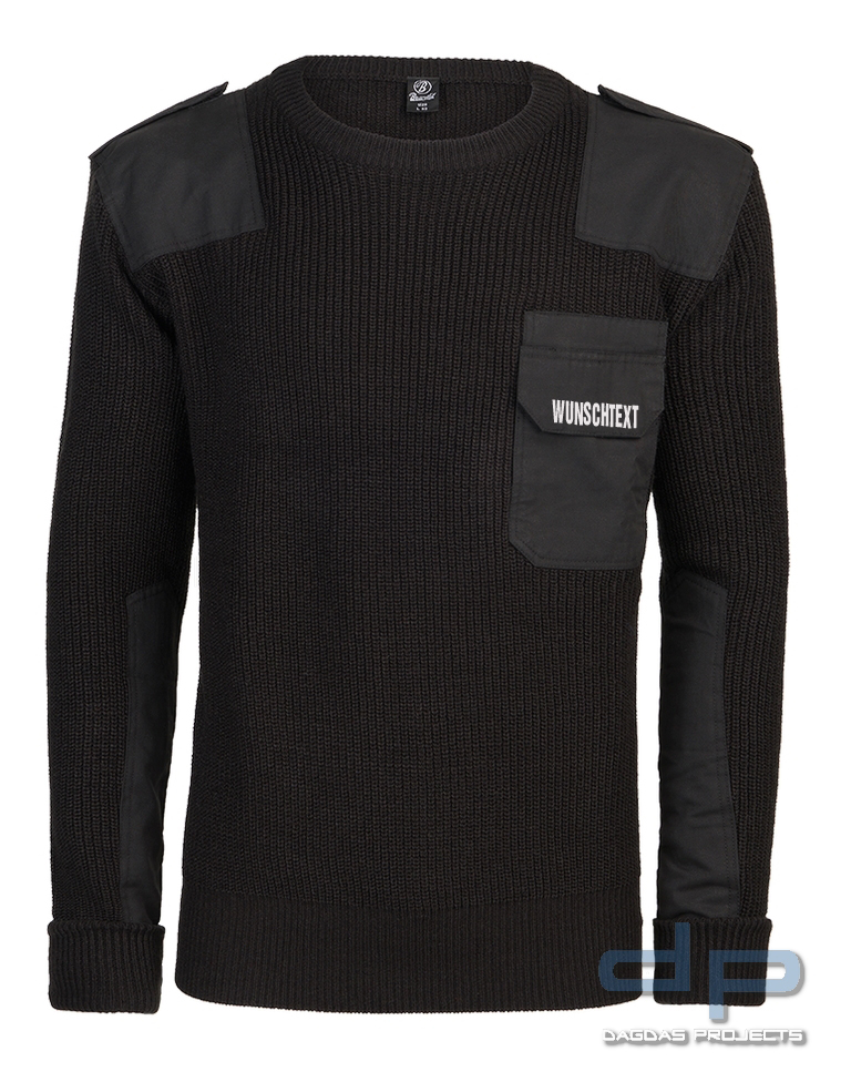 Brandit BW Pullover in verschiedenen Farben inkl. Wunschbrustdruck