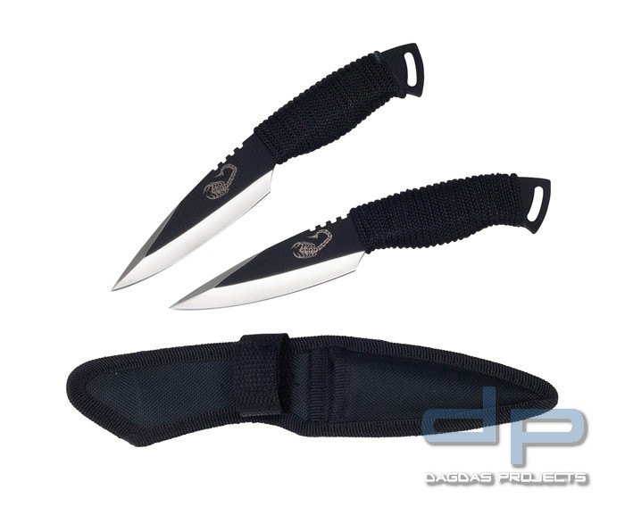 Haller Wurfmesser Scorpion 2 teilig
