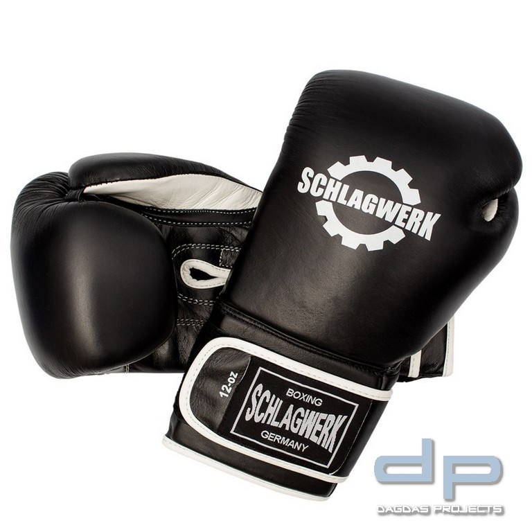 SCHLAGWERK Boxhandschuhe Training/Sparring 2.0 schwarz/weiß