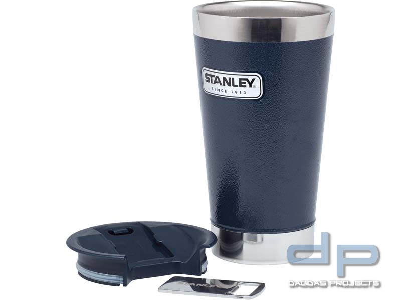 Stanley VACCUM PINT, 0,473 Liter, 18/8 Edelstahl, Vakuum-Isolation, Flaschenöffner, Deckel