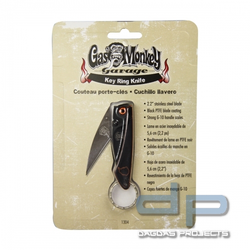 Key Ring Framelock Gas Monkey