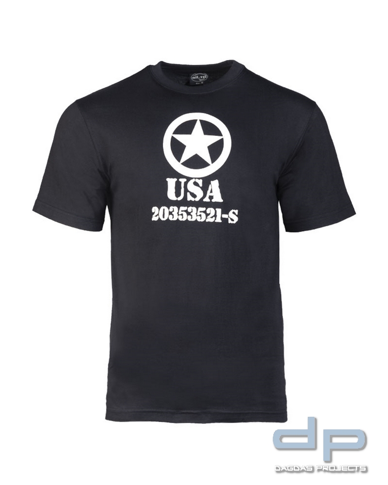 T-SHIRT SCHWARZ M.DRUCK ALLIED STAR VPE 3