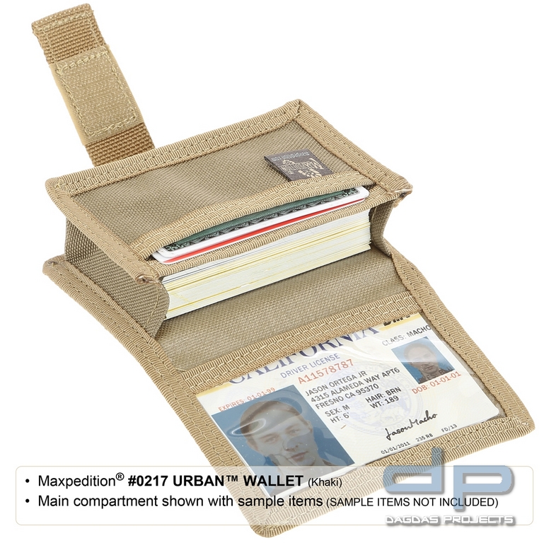Maxpedition Urban Wallet in verschiedenen Farben