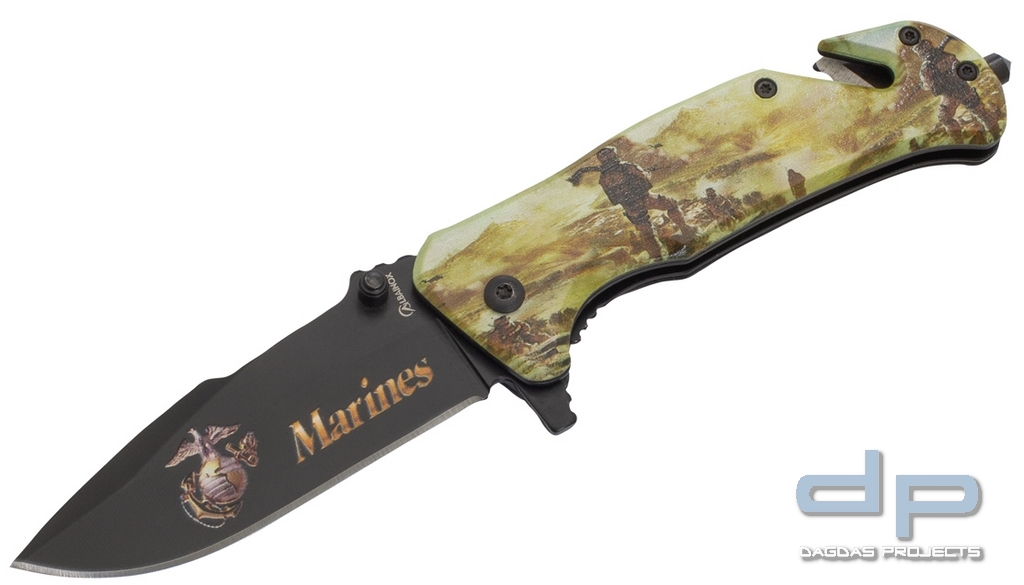 Albaionx Rettungsmesser 3D Print MARINES