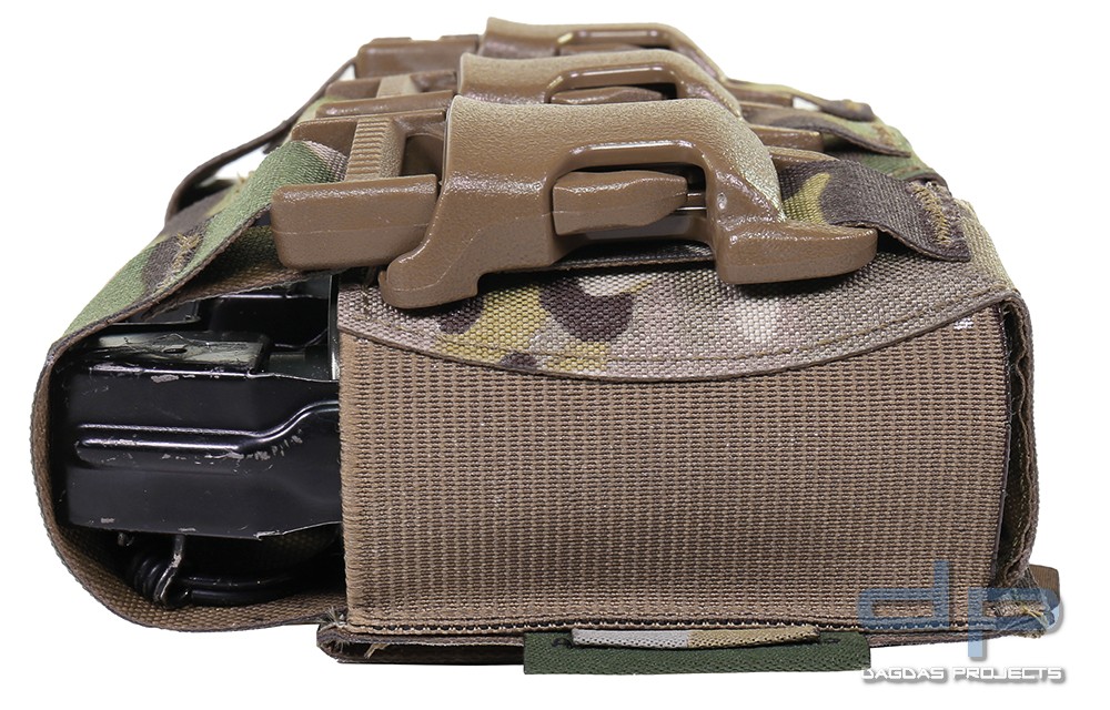 WAS Laser Cut Triple Flash Bang Pouch Multicam