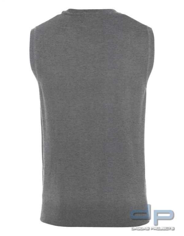 Herren Strickpullunder, V-Ausschnitt 100 % Baumwolle verschiedene Farben