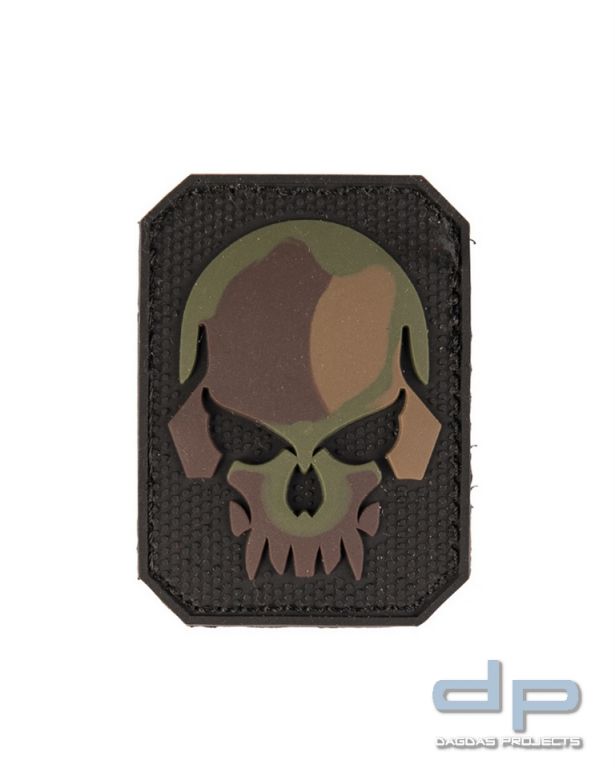 PATCH 3D SKULL PVC M.KLETT SM TARN VPE 10