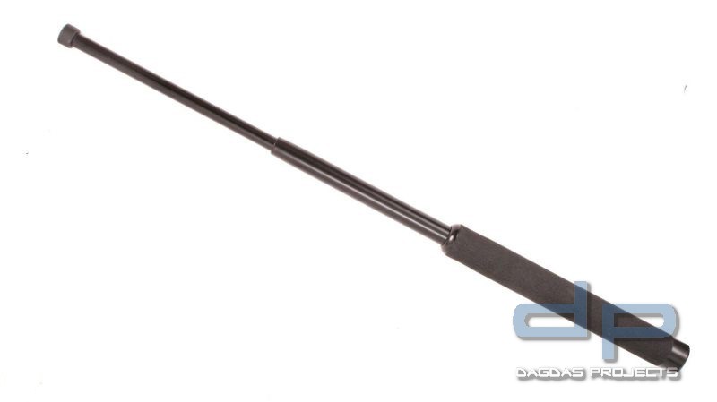 Teleskopschlagstock COP® K21 schwarz, 21", Schaumgriff, Endkappe mit Kunststoffmantel