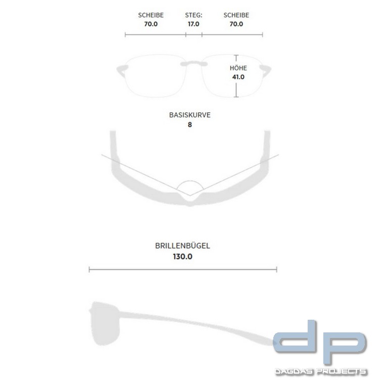 Maui Jim® Sonnen-/Sportbrille Banyans, polarisiert, randlos, ultra-leicht