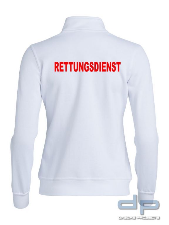 Damen Sweat Jacke Behörde mit Wunschaufdruck in verschiedenen Farben