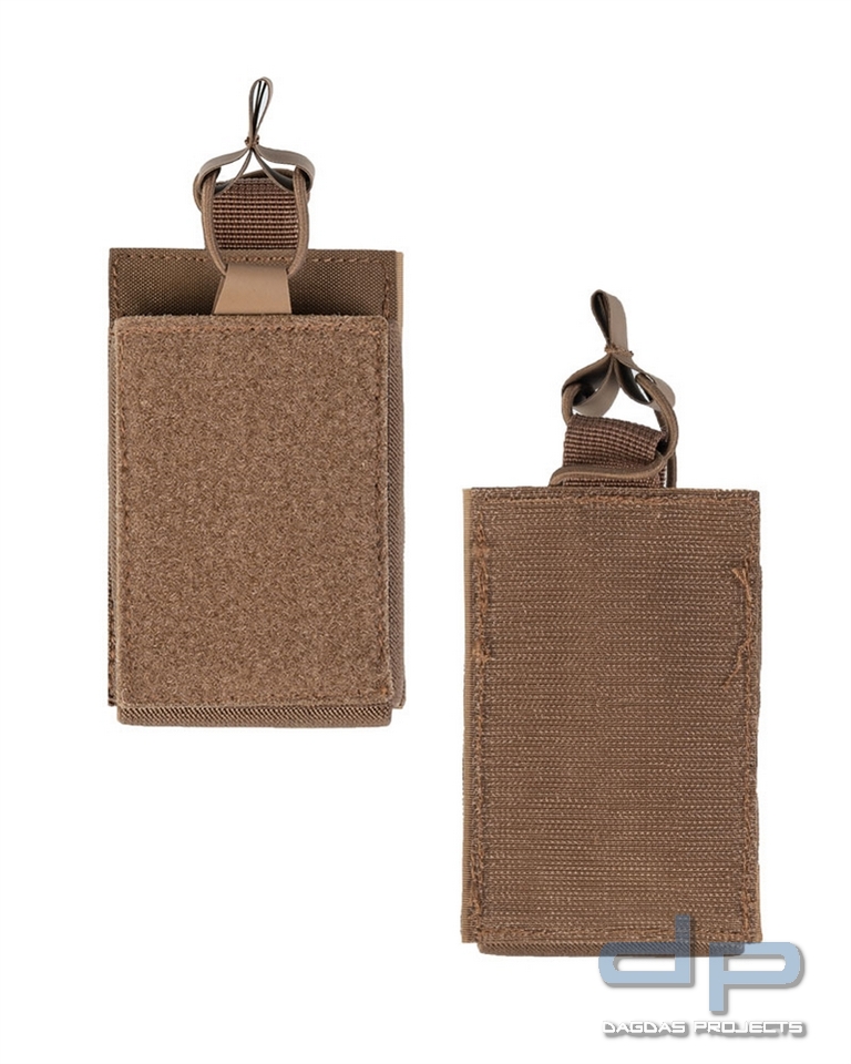 MAG.TASCHE SINGLE M.KLETTRÜCKEN DARK COYOTE VPE 5