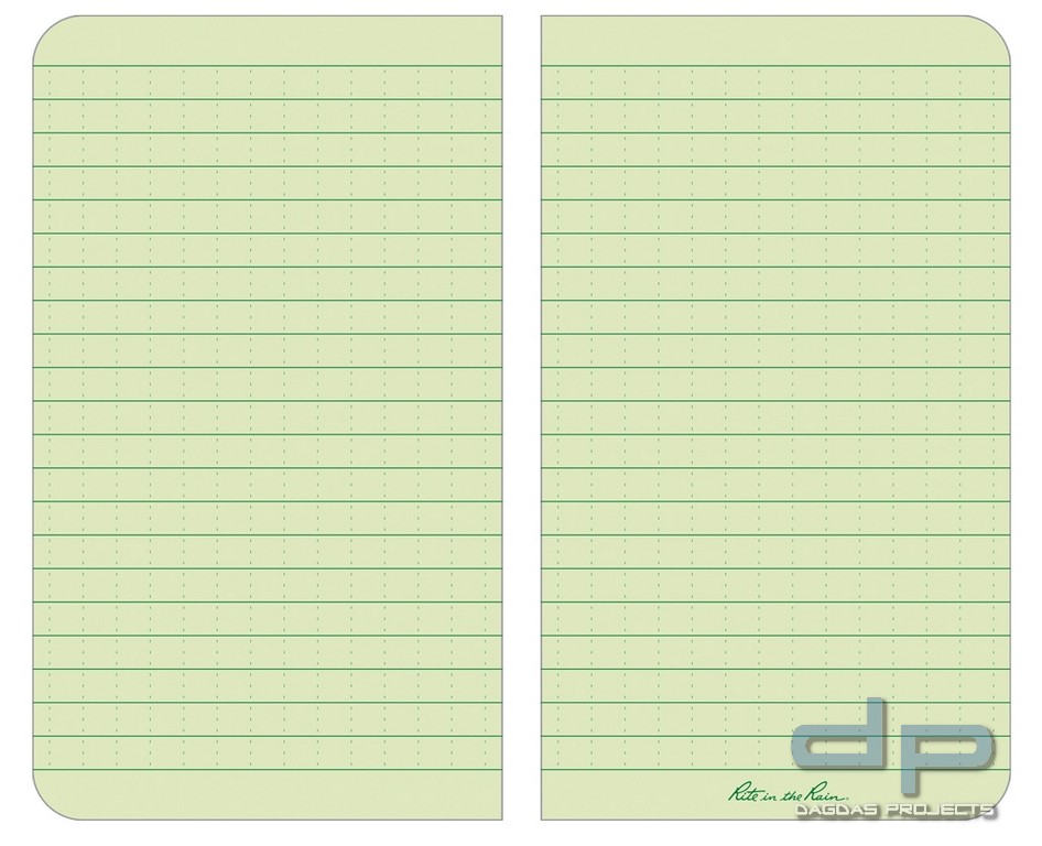 Rite in the Rain Tactical Memo Book 3,5" x 6" in verschiedenen Farben