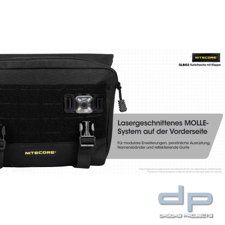 NiteCore® Umhängetasche - Sling Bag SLB02 - (2 Liter)