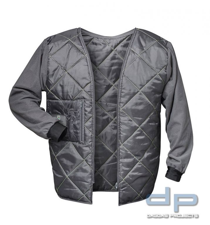 2in1 Behörden Warnschutzjacke mit Aufdruck nach Wunsch in reflex silber