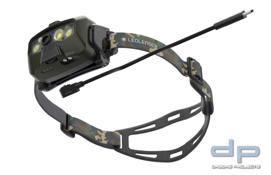 Stirnlampe HF8R Core RGB camouflage