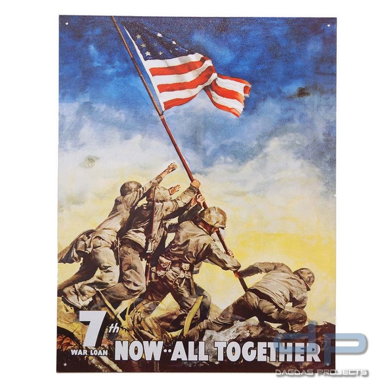 Metallplatte groß 44. Life Needs No Red Lights