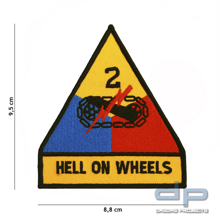 Emblem Stoff Hell on Wheels