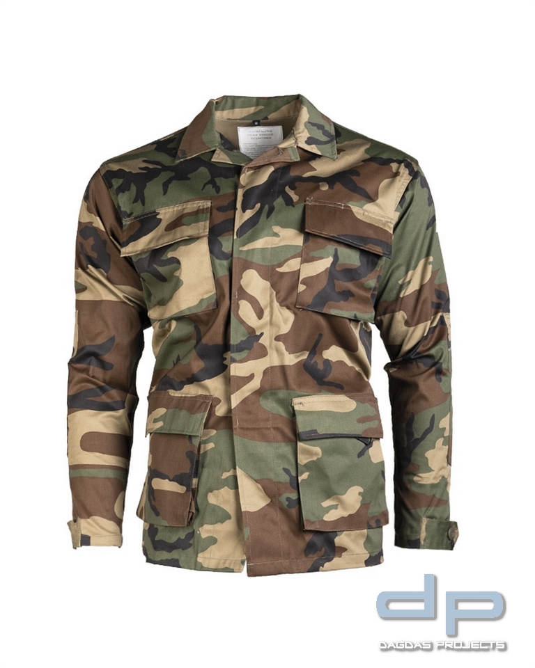 US FELDJACKE TYP BDU WOODLAND VPE 2