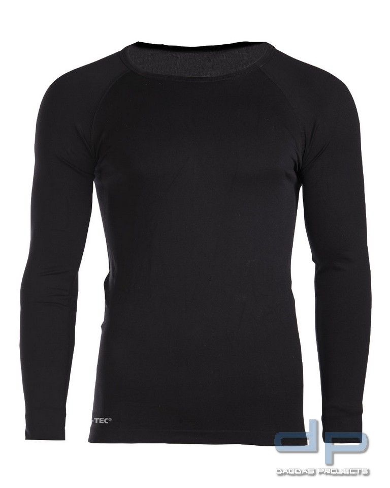 LANGARMSHIRT MIL-TEC® SPORTS SCHW. VPE 5
