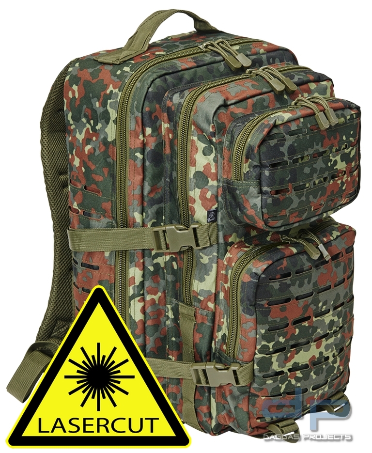 Brandit Rucksack US Cooper LASERCUT large in verschiedenen Farben mit Wunschaufdruck