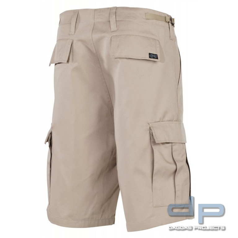US Bermuda, BDU, khaki, mit Seitentaschen