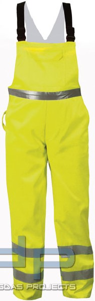 Warnschutz Latzhose in Gelb