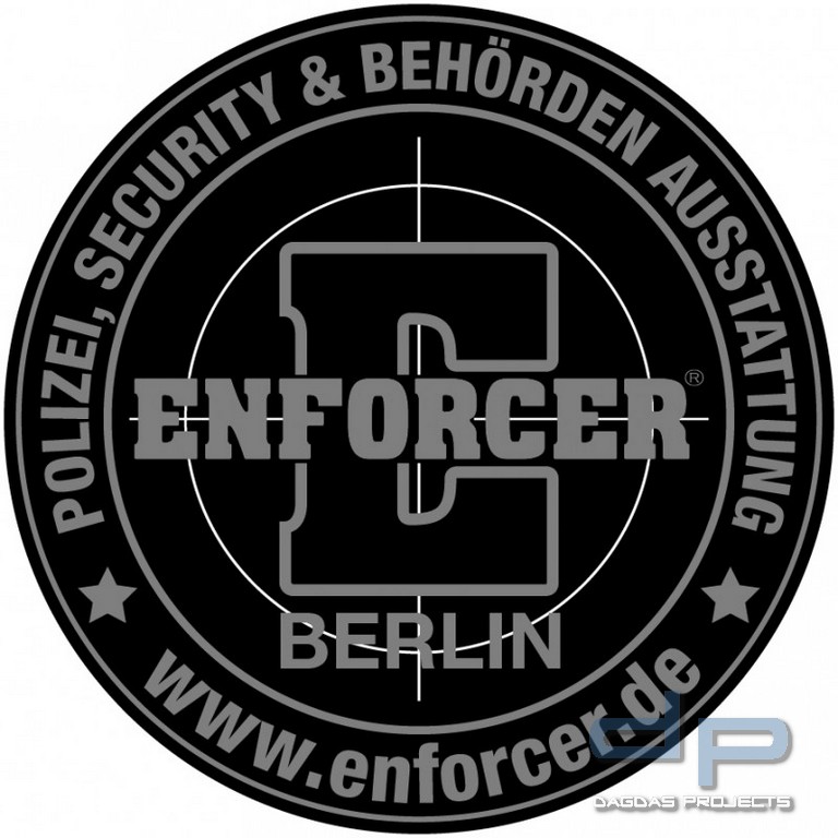 Rubber Patch ENFORCER, Berlin rund & grau