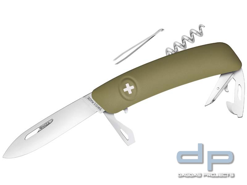 SWIZA D03 Khaki Taschenmesser 11 Funktionen