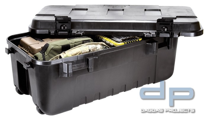 Plano Transportbox mit Rollen 102 Liter Schwarz oder Oliv