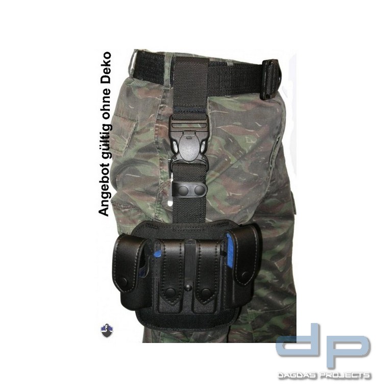 COP® Holsterplatte komplett 220TZ Standard, abnehmbar SL3X2-Schließe, Cordura®