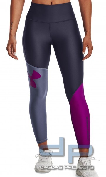 UNDER ARMOUR COLORBLOCK ANKLE LEGGINGS FRAUEN, FARBE: LILA