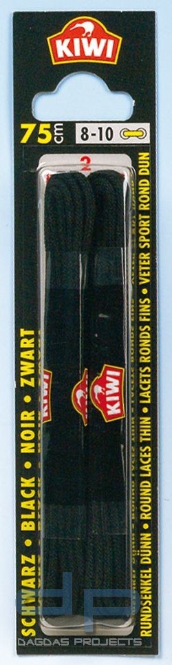 Qualitäts-Schuhsenkel Schwarz in verschiedenen Längen