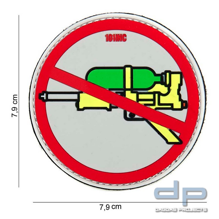 Emblem 3D PVC Super Soaker rot