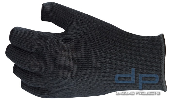 SealSkinz Fingerless Thermal Liner Gloves Schwarz