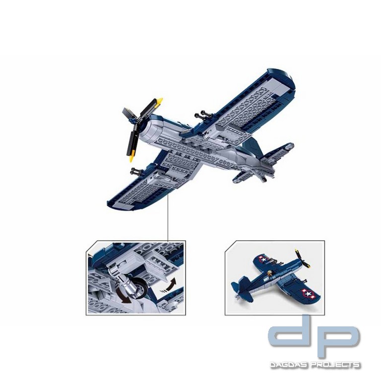 Sluban WWII F4U Fighter M38-B1109 #16126