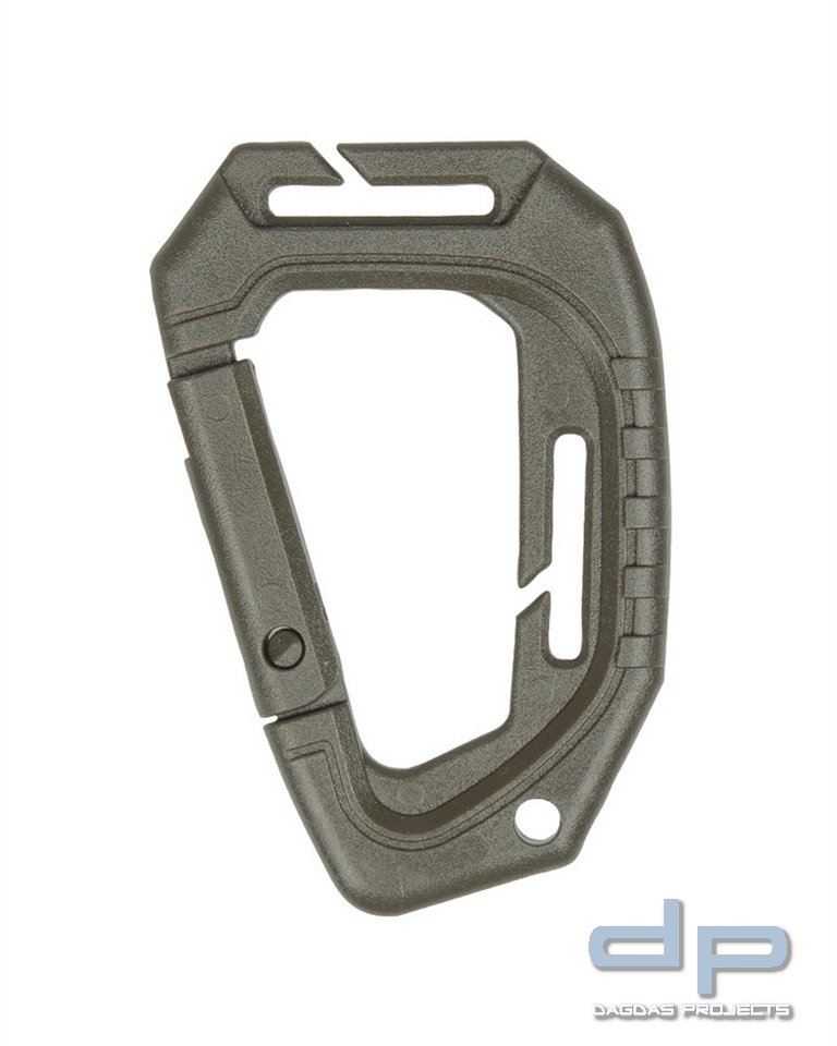 TACTICAL KARABINER MOLLE 5 Paar Oliv