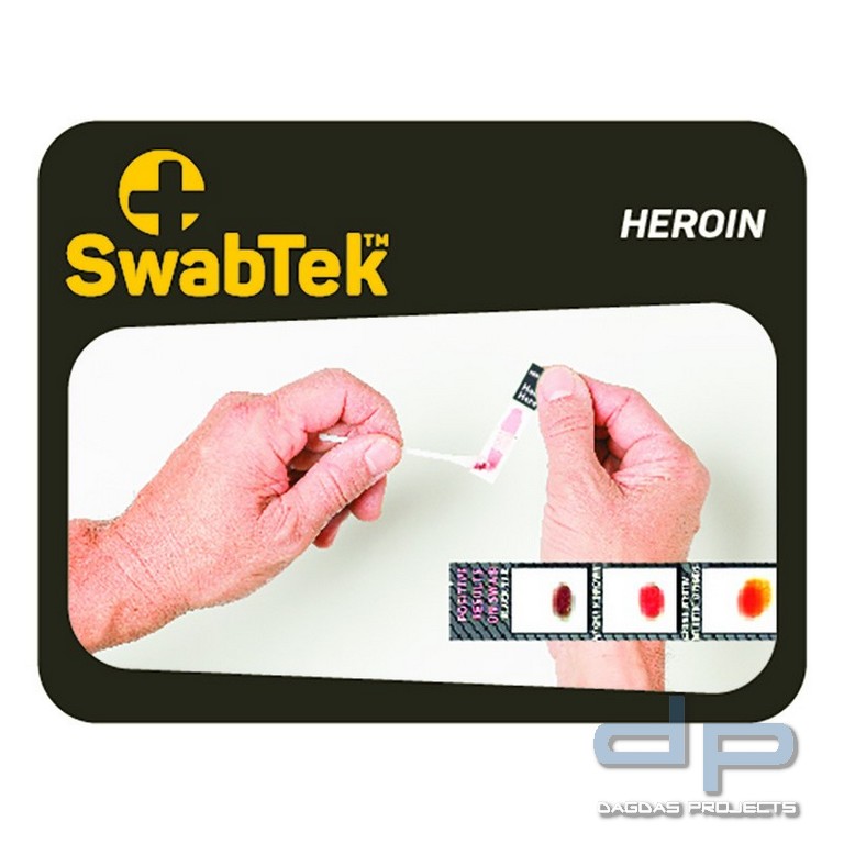 SWABTEKTM Substanz-Wischtest Heroin, Morphium, Codein 100er Pack
