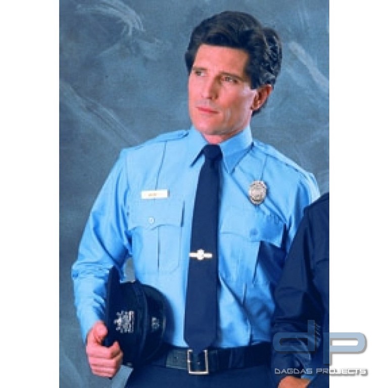 Elbeco US Langarm Hemd hellblau