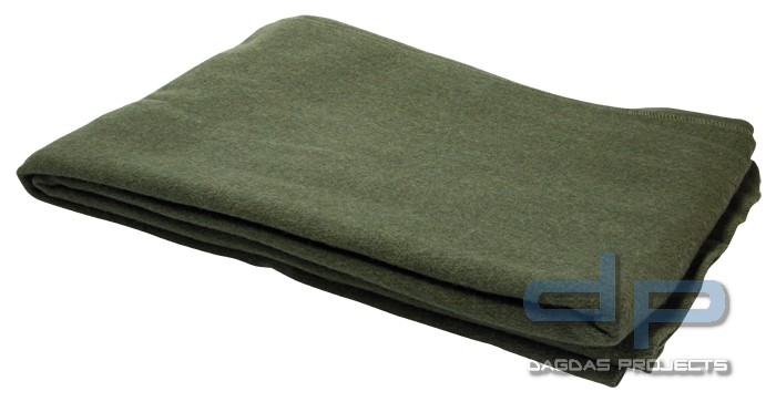 Wolldecke Mountainhill 225 x 150 cm Dunkelgrau oder Oliv