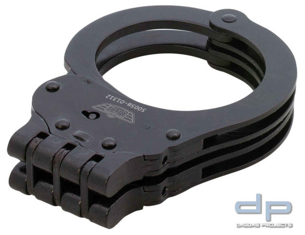 UZI HANDFESSEL HINGED NIJ ZERTIFIZIERT in schwarz und silber