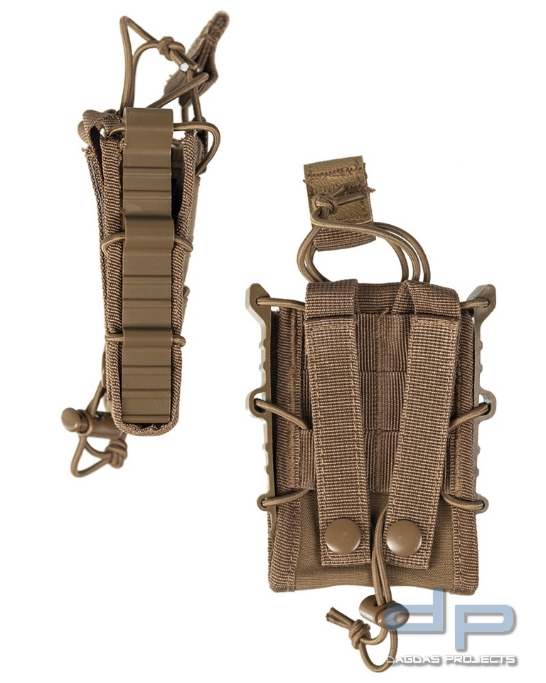 MAG.TASCHE OPEN TOP FLEX SINGLE DARK COYOTE VPE 5