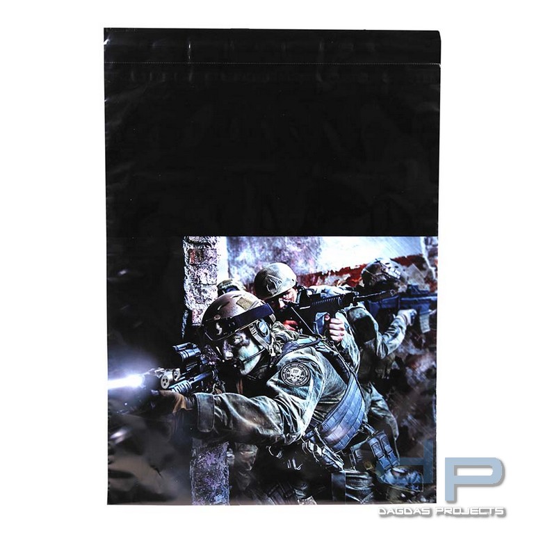 Versandtasche groß - Bündel von 50 st. (schwarz)