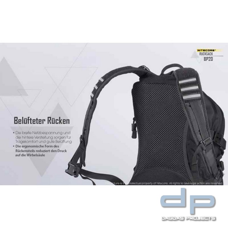 NiteCore® Rucksack BP20 (20 Liter)