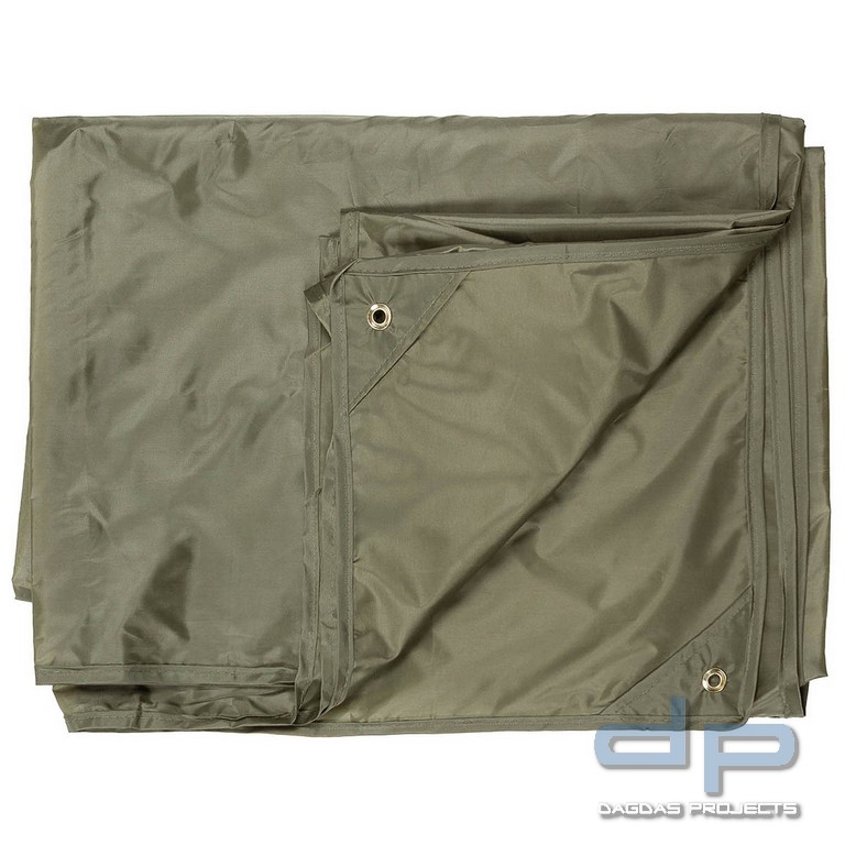 Mehrzweckplane, "Tarp", oliv, ca. 500 x 600 cm