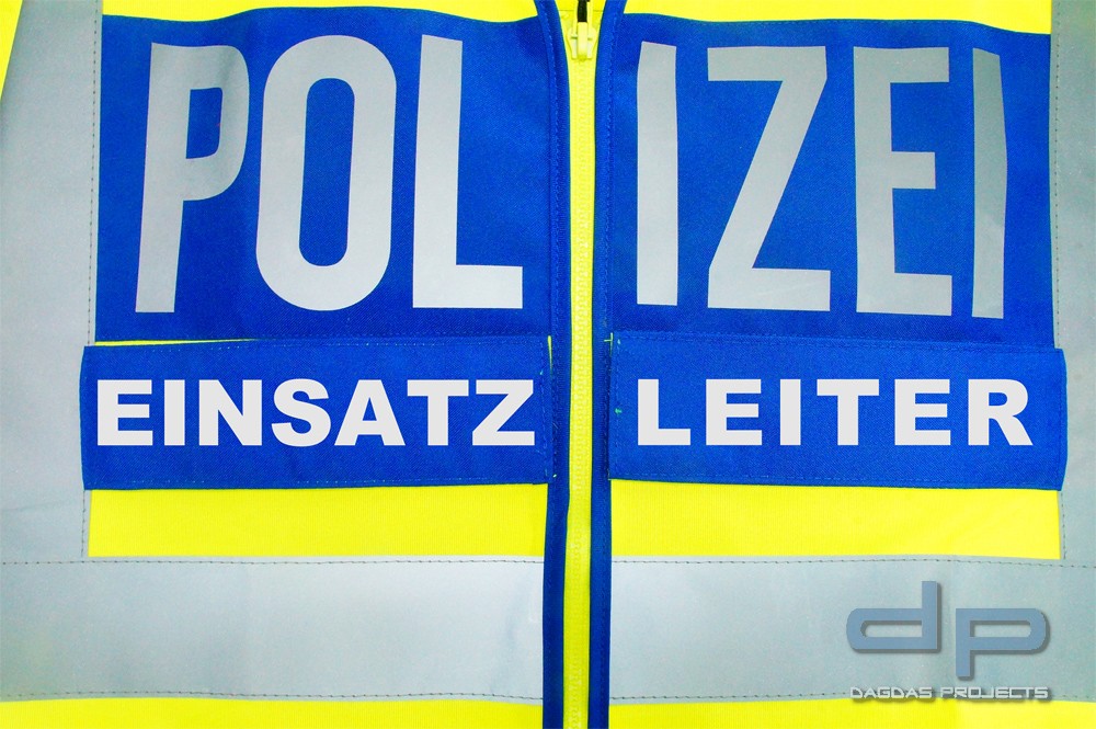 Funktionsbezeichnung, 3er Set mit Klett passend für Warnweste EB2014904 EB2014903 mit Wunschtext