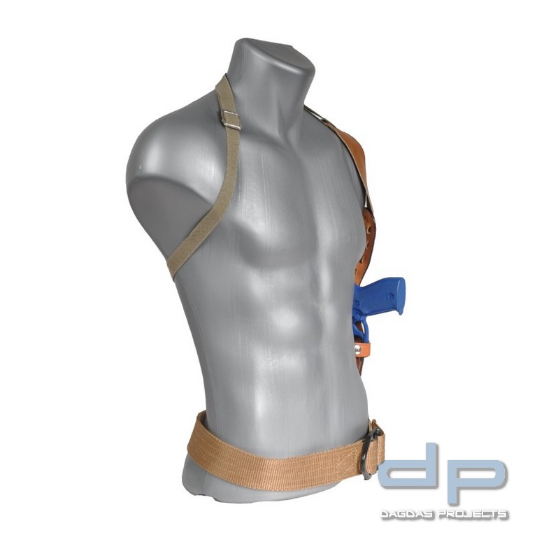 BIANCHI Leder-Schulterholster X15(R) Vertikale Trageweise