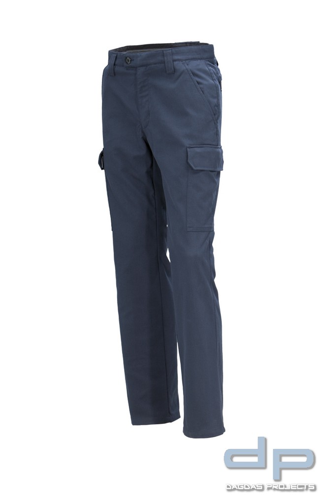 Damen Winter Diensthose mit Aufdruck in reflex Silber