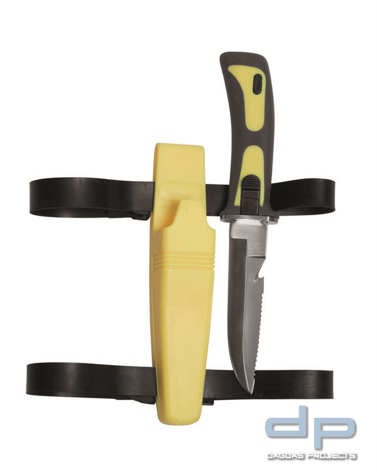 Tauchermesser Frogman gelb VPE 5