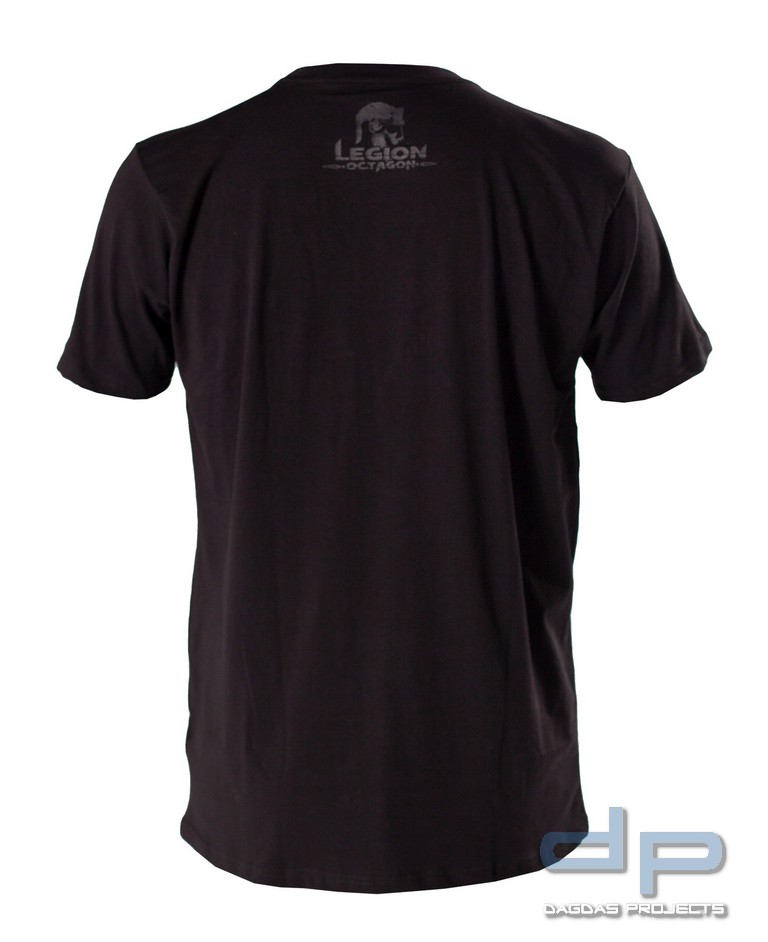 LEGION OCTAGON T-Shirt Become Legionary in Schwarz/Rot und Schwarz/Anthrazit